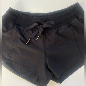 Lulu Lemon black 2” shorts - No flaws